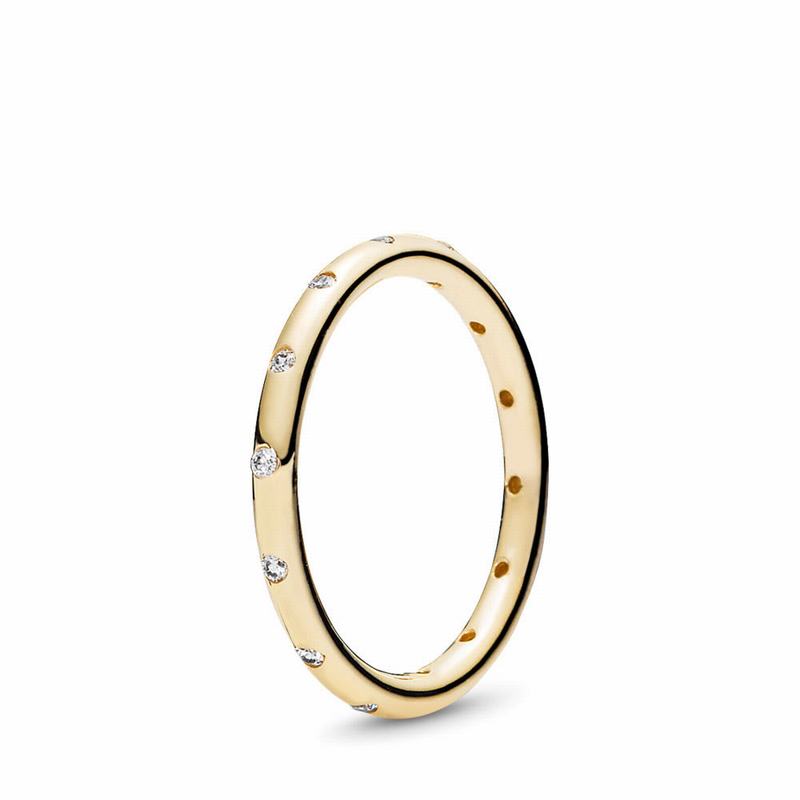 Pandora Australia Droplets Promise Ring - 14k Gold | LBRNIM904